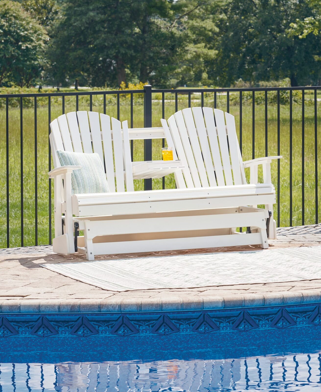 Hyland Wave - Glider Loveseat - Image 20