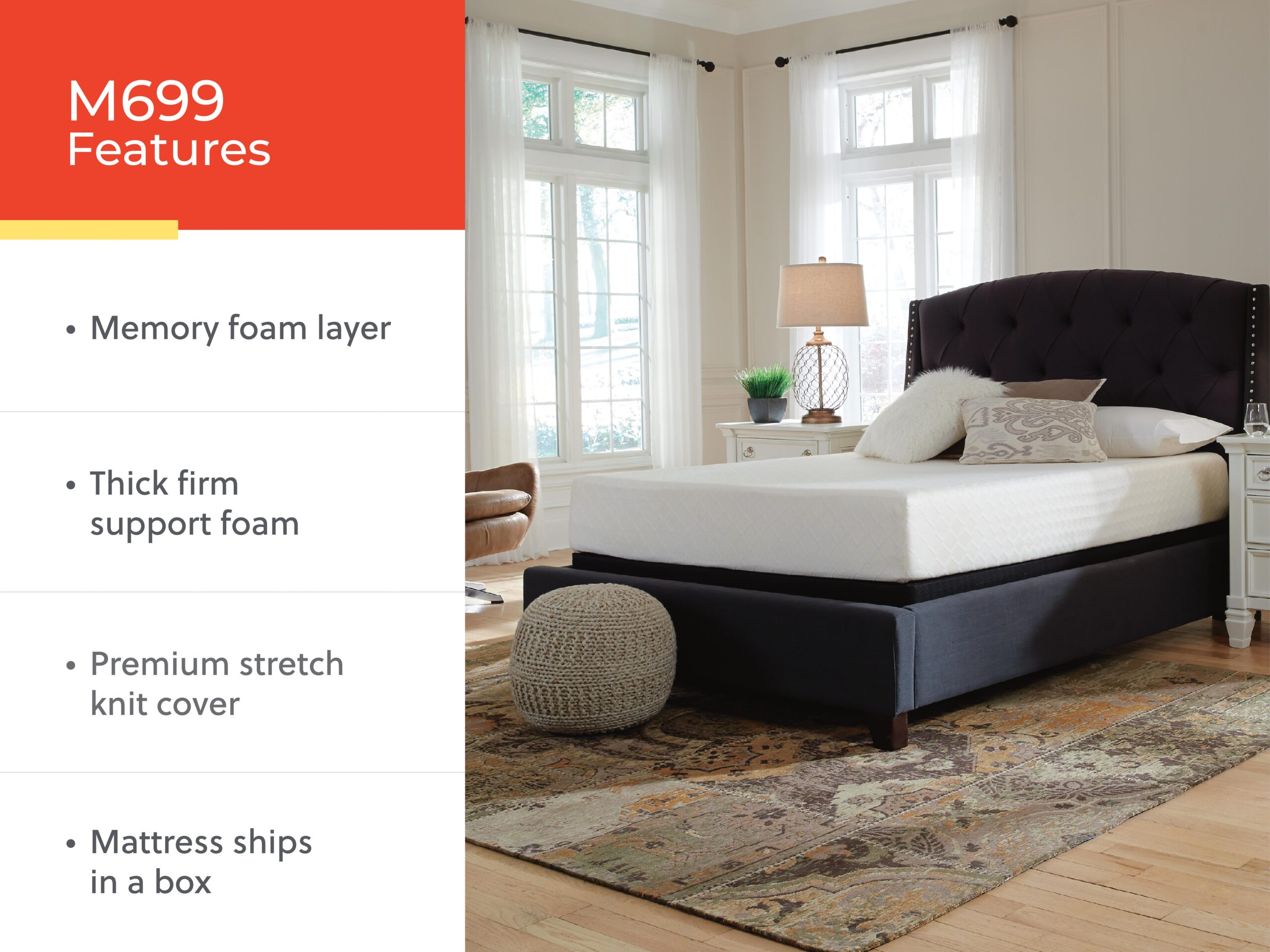 10 Inch Chime Memory Foam - Firm Memory Foam Mattress - Image 5