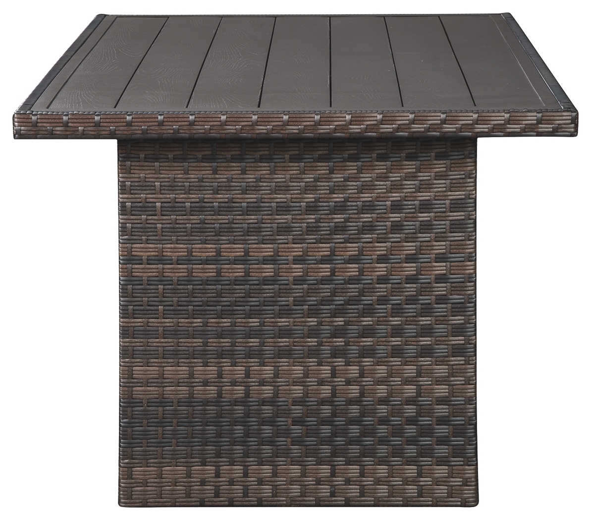 Easy Isle - RECT Multi-Use Table - Dark Brown / Beige - Image 5