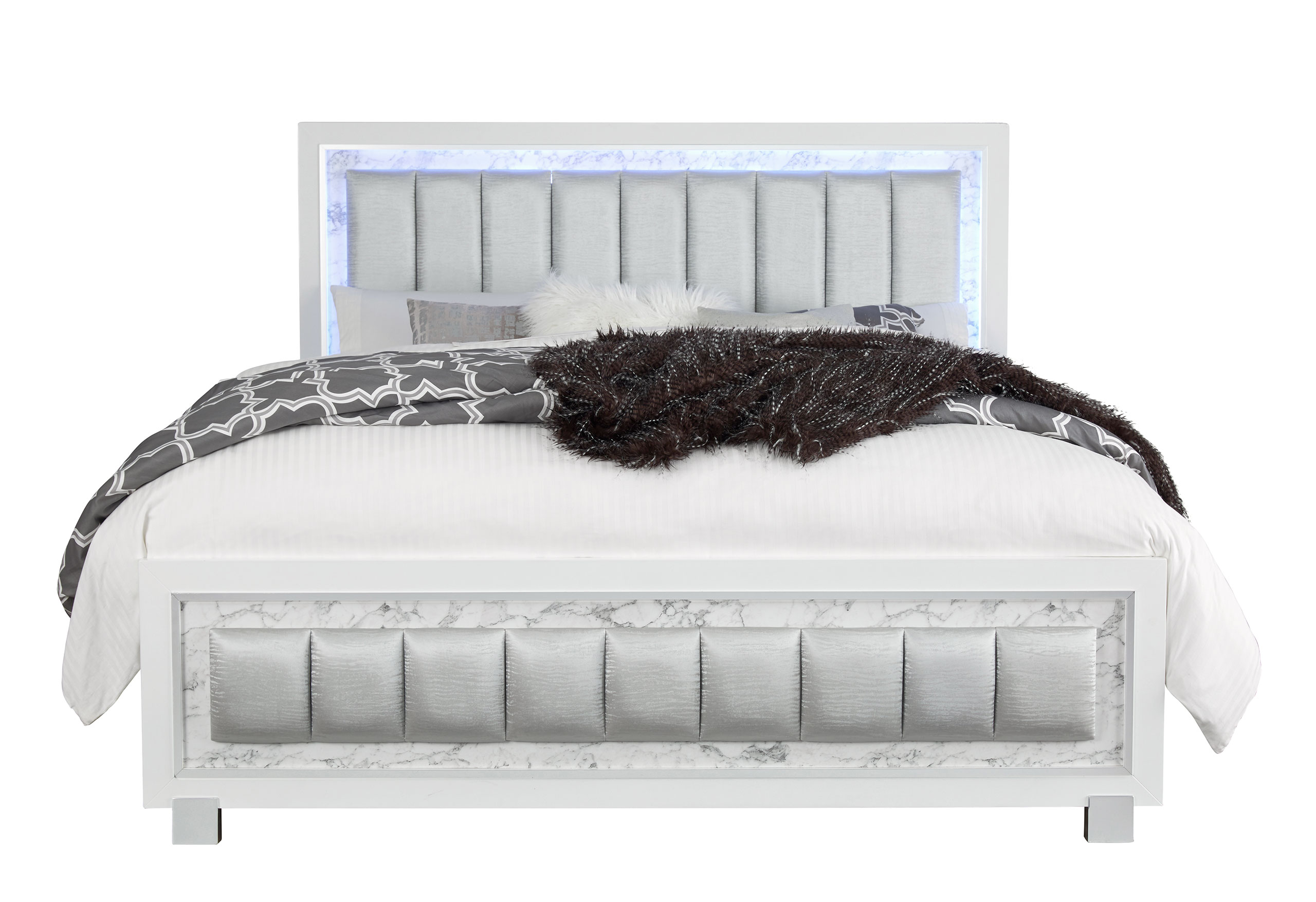 Santorini - Bed - White
