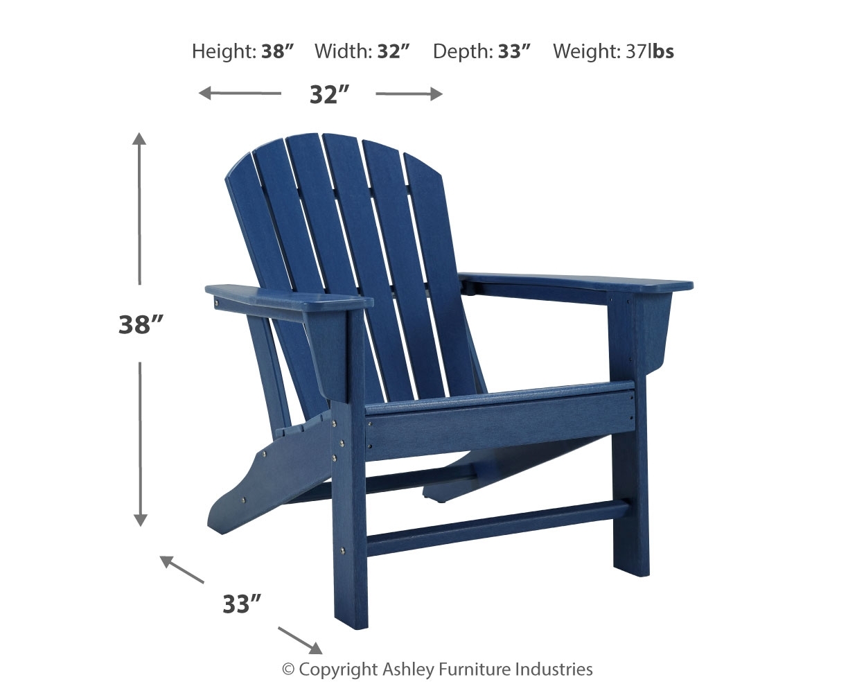 Sundown Treasure - Outdoor Adirondack Chair - Image 38