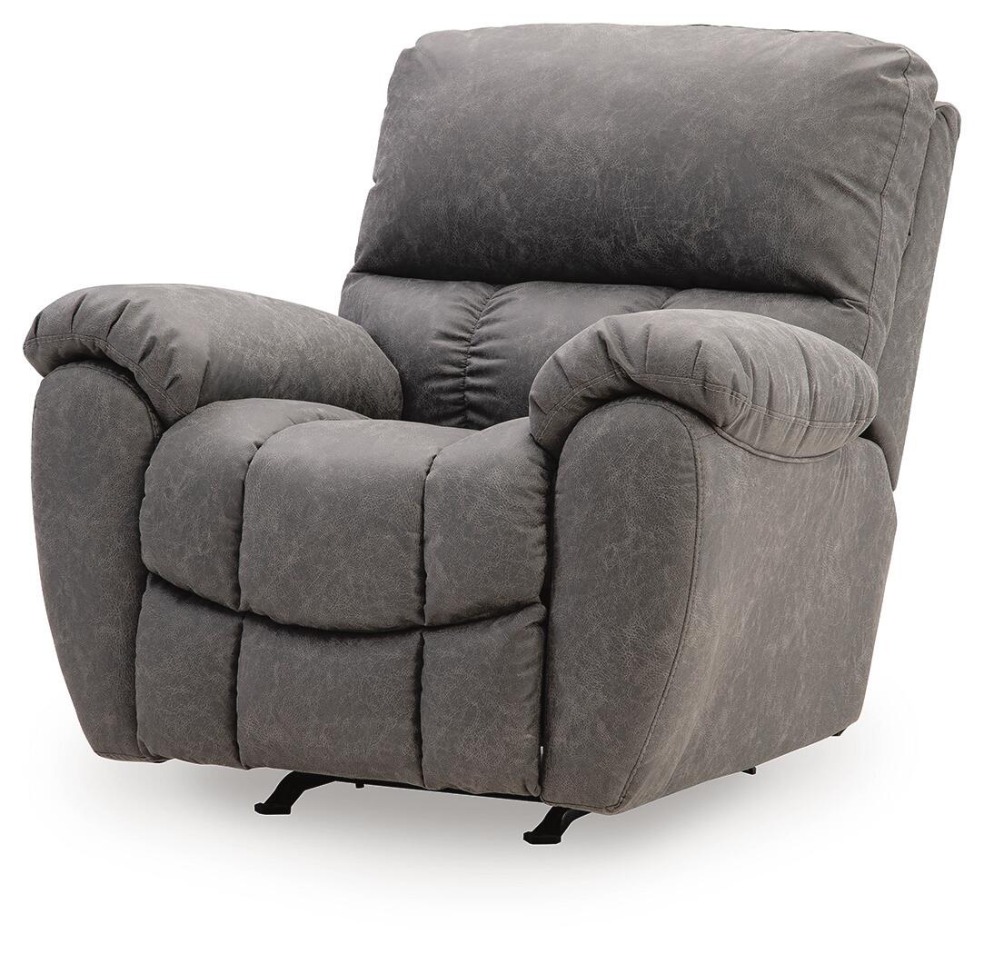 Bakerstein - Power Rocker Recliner With Adjustable Headrest - Galaxy - Image 5
