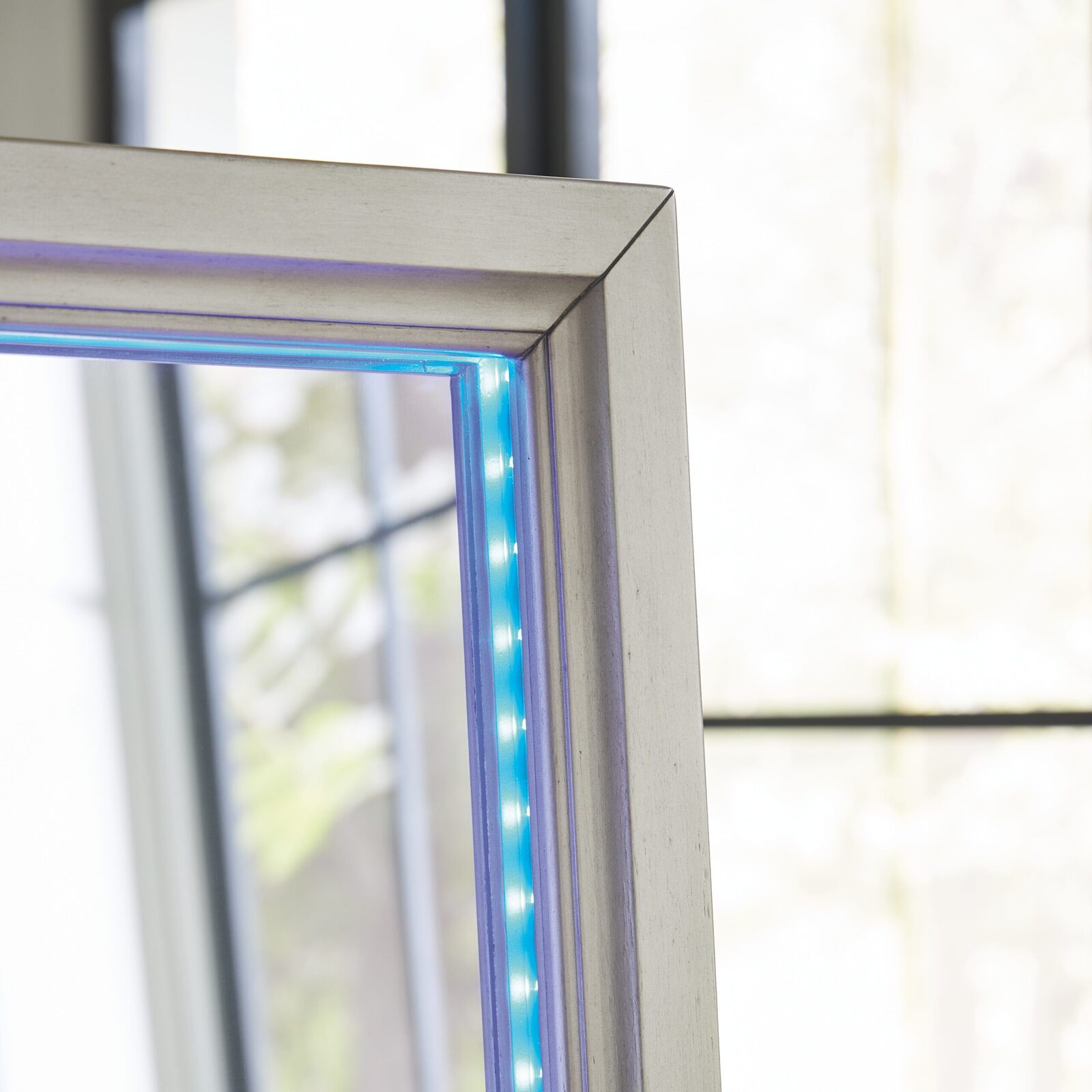 Evesen - Floor Standing Mirror With Storage - Champagne - Image 10