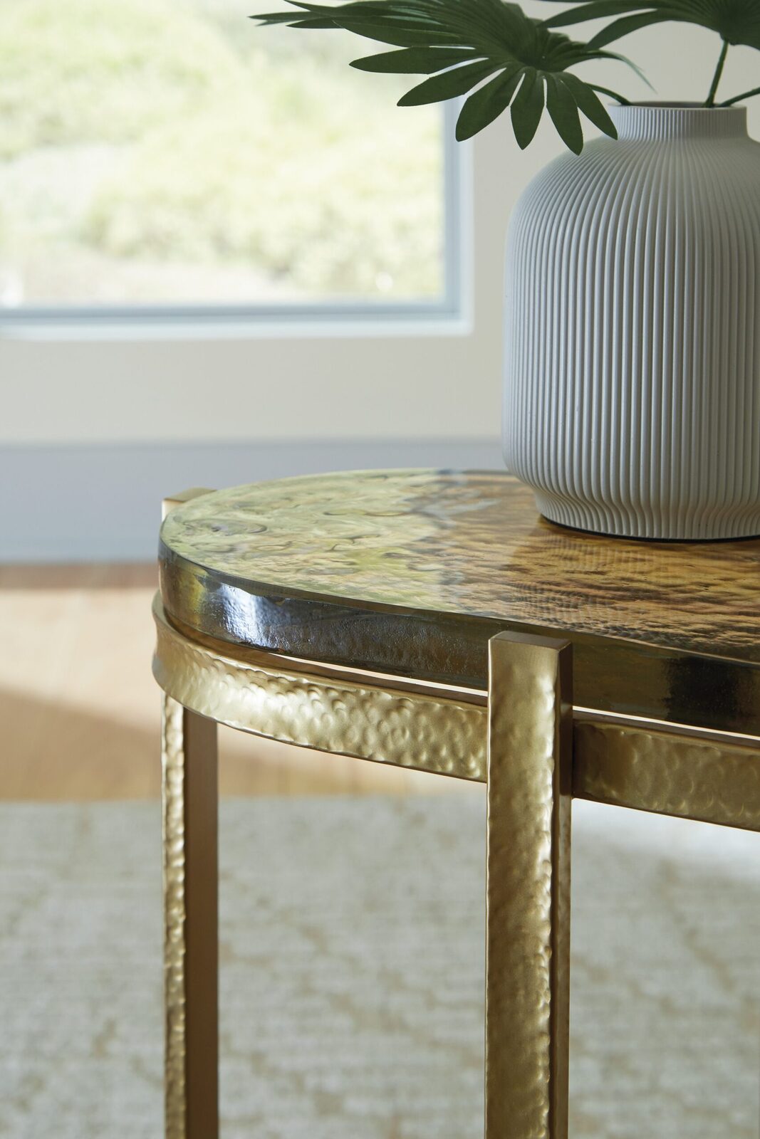 Porterville - Accent Table - Gold Finish - Image 4
