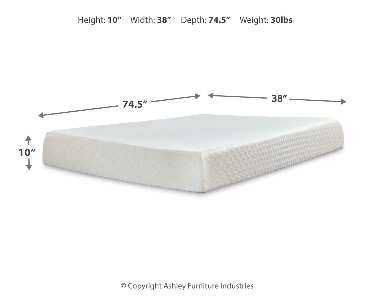 10 Inch Chime Memory Foam - Firm Memory Foam Mattress - Image 17