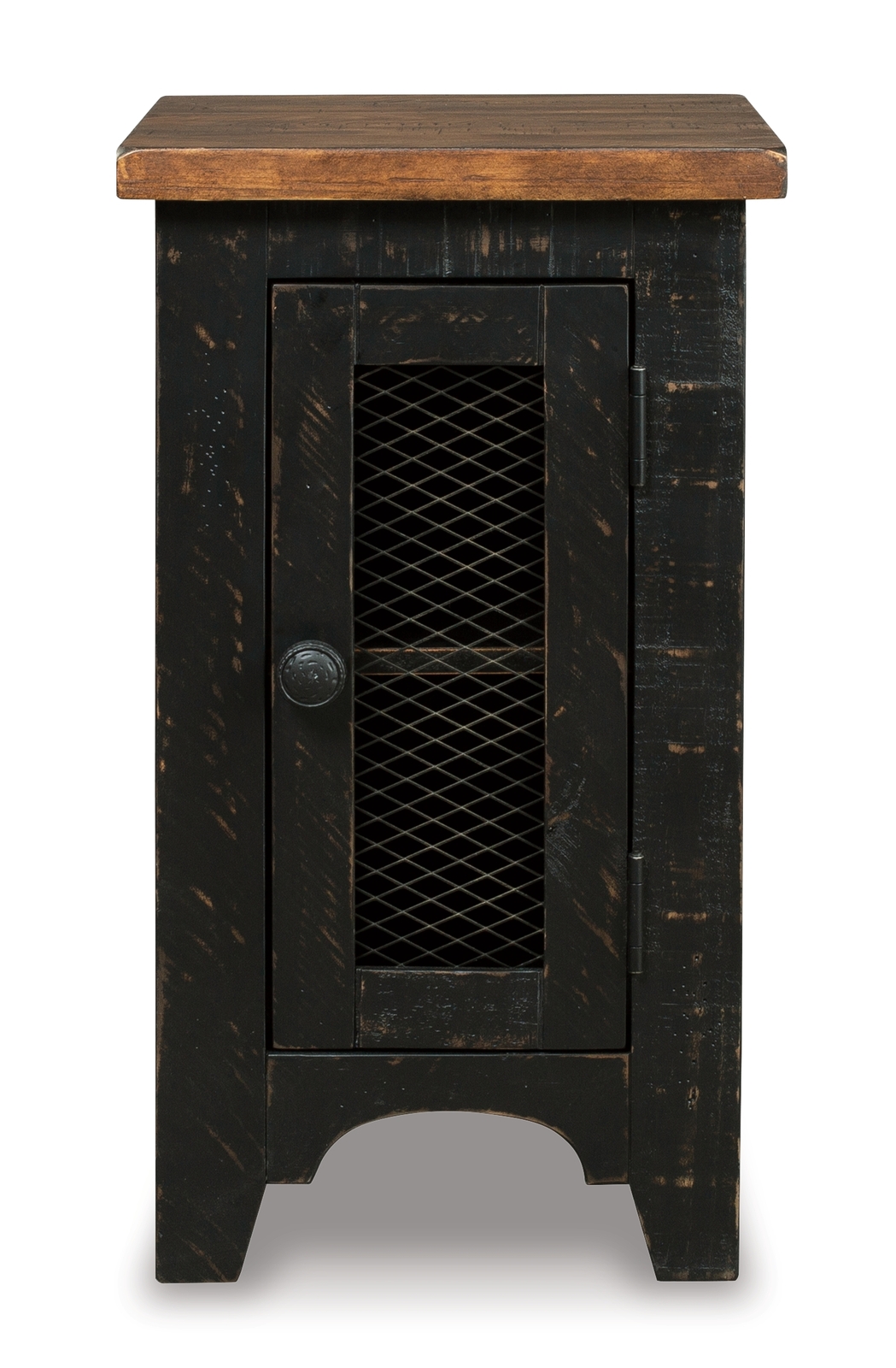 Valebeck - Chair Side End Table - Black / Brown - Image 6