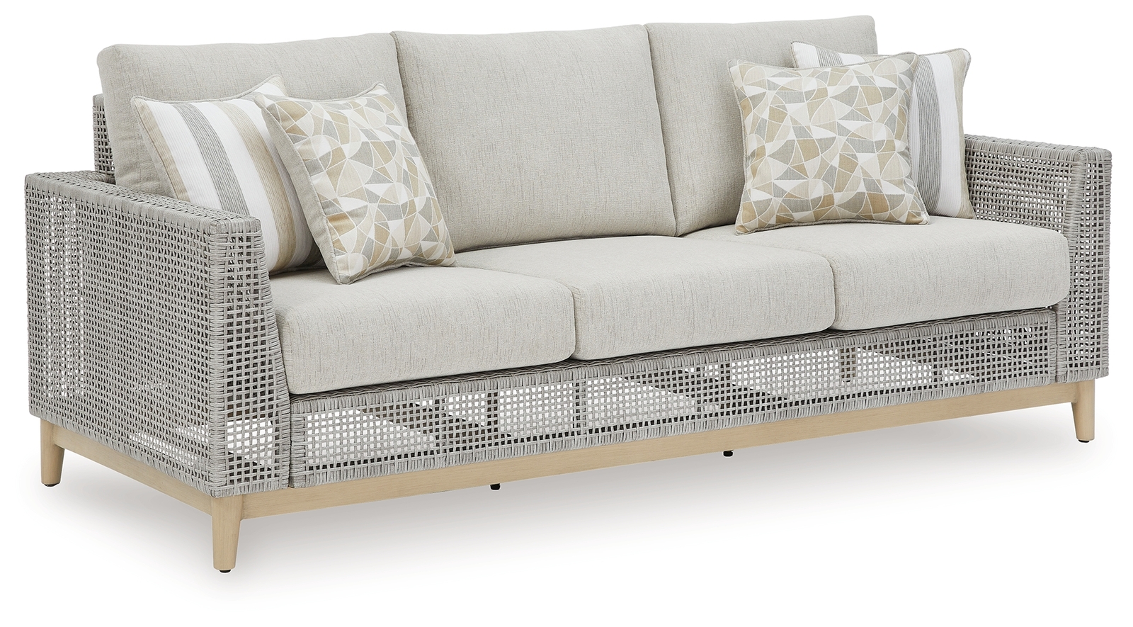 Seton Creek - 4 Pc. - Lounge Set - Gray - Image 3