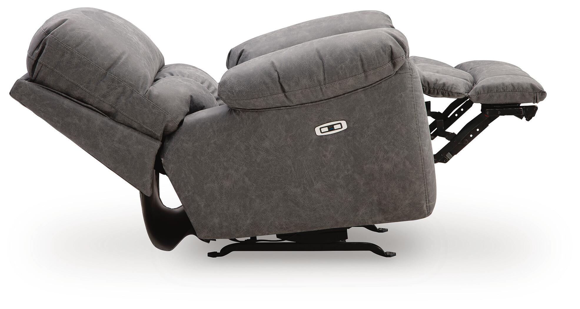 Bakerstein - Power Rocker Recliner With Adjustable Headrest - Galaxy - Image 6