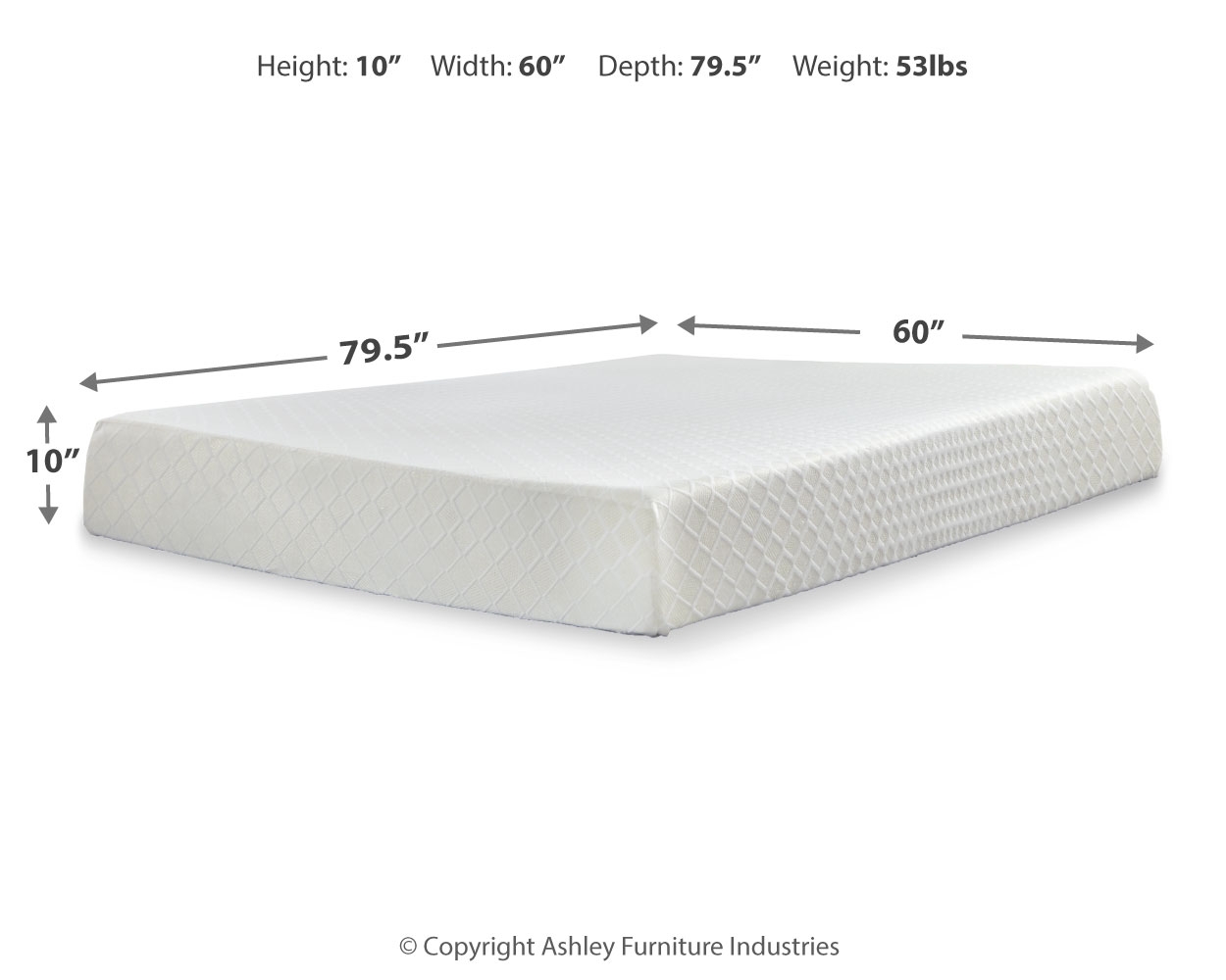 10 Inch Chime Memory Foam - Firm Memory Foam Mattress - Image 15