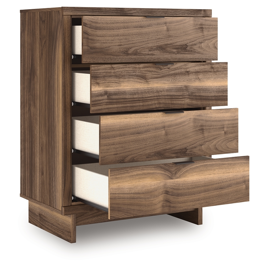 Chirason - Four Drawer Chest - Brown - Image 4