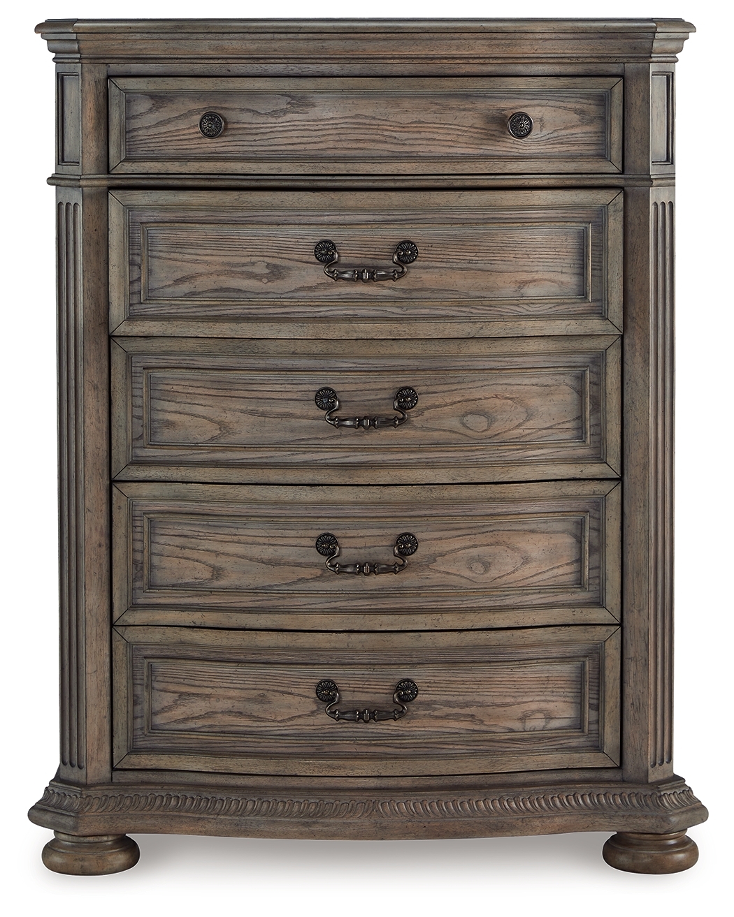 Ardenfield - Five Drawer Chest - Light Brown - Image 4
