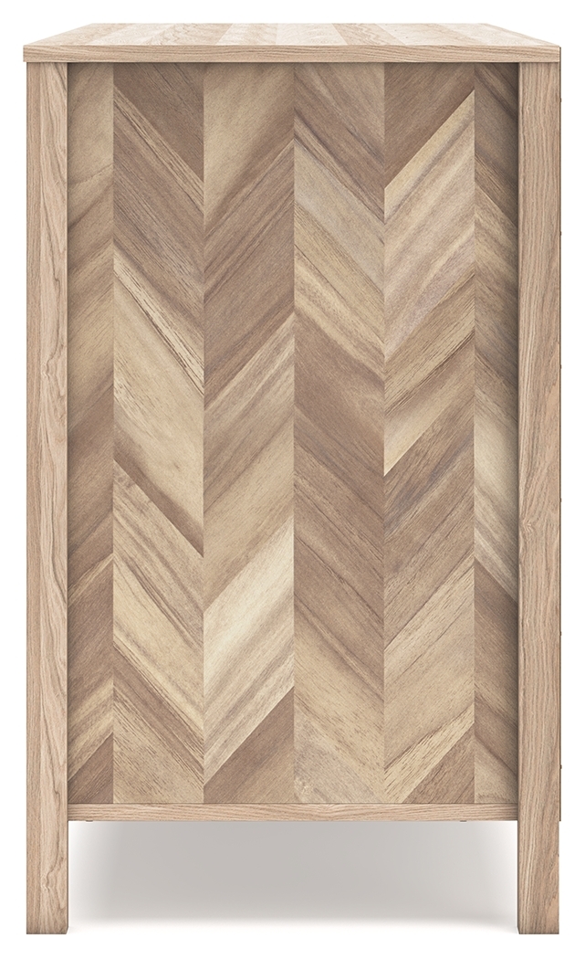Battelle - Six Drawer Dresser - Tan - Image 7