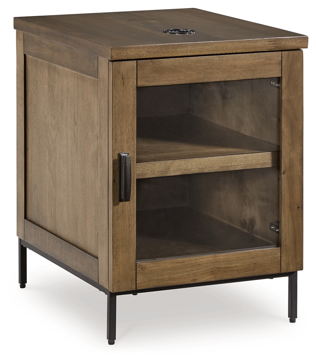 Torlanta - Chair Side End Table - Brown