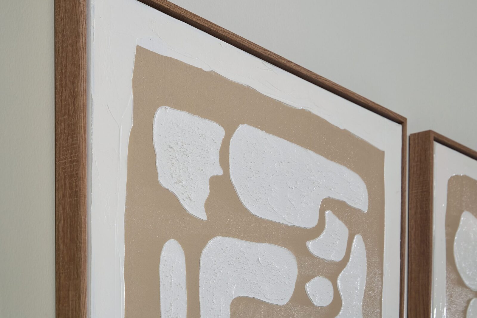 Waldett - Wall Art Set (Set of 2) - Beige / White - Image 8