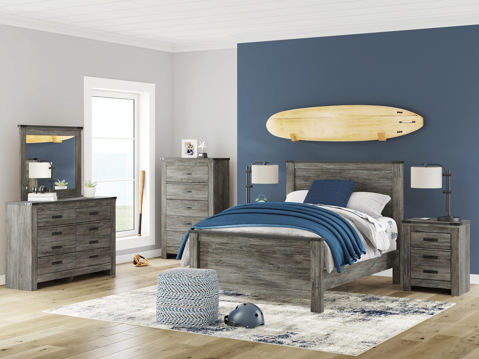 Frandern - Panel Bedroom Set - Image 2