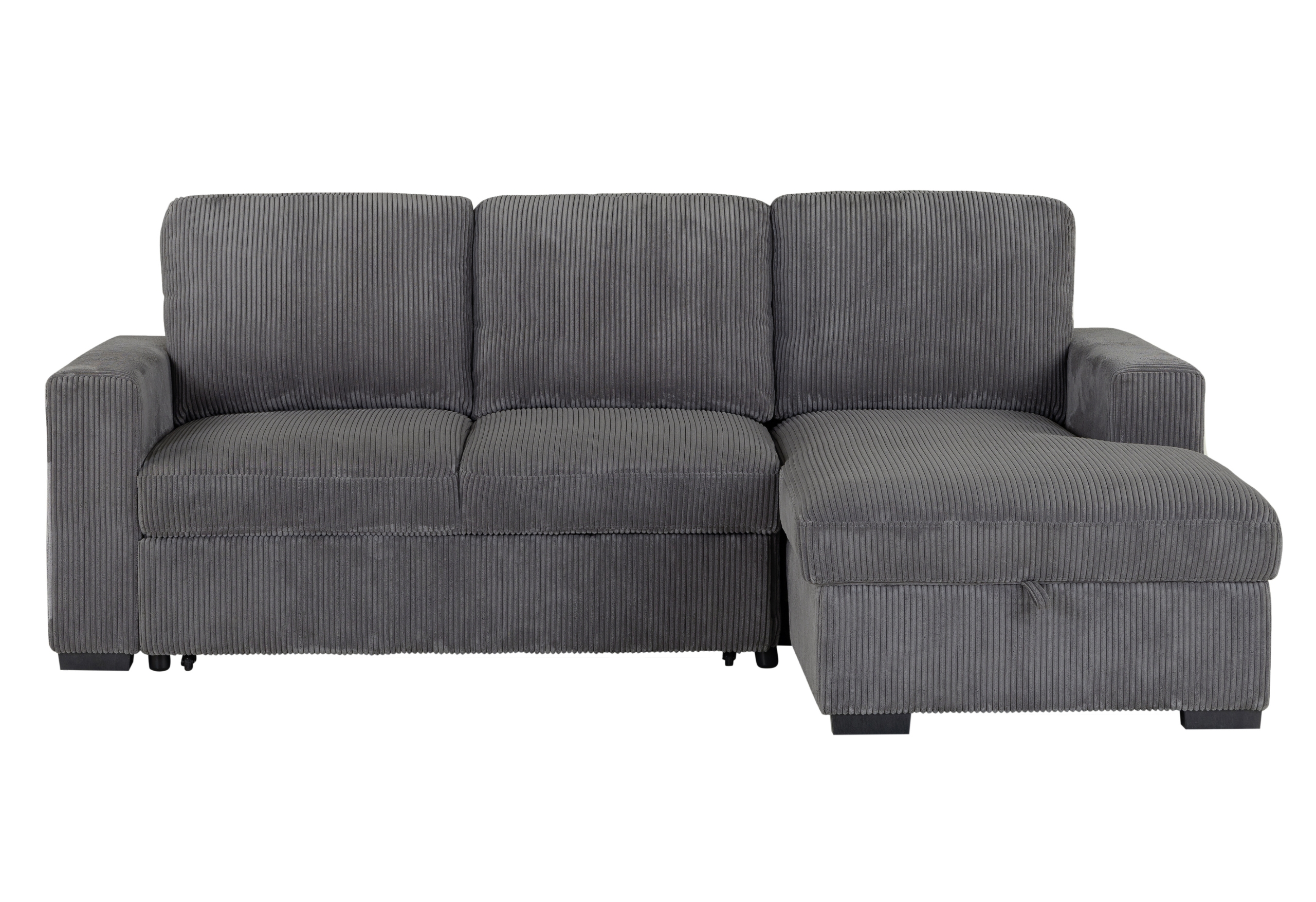 U2660 - Pullout Sofa Bed - Gray - Image 4