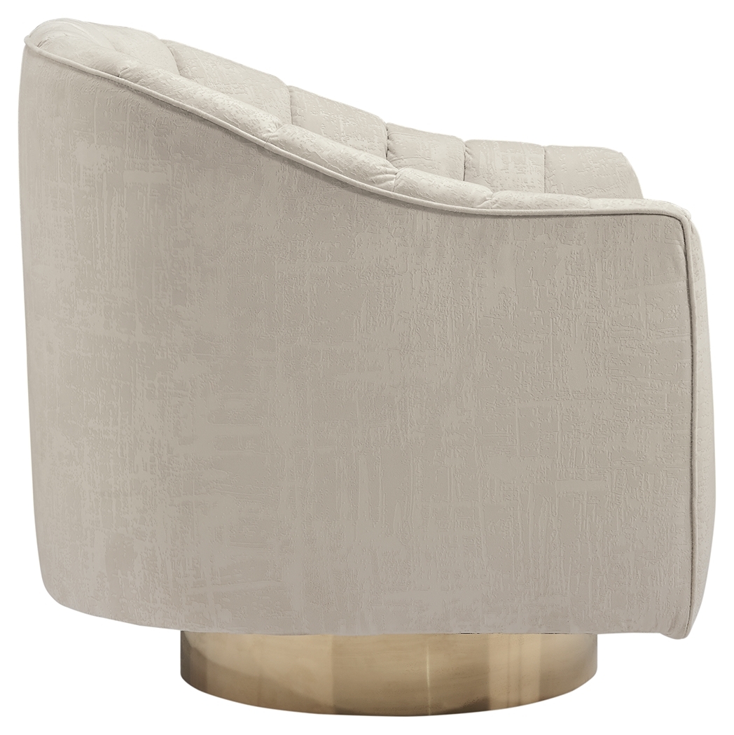 Penzlin - Swivel Accent Chair - Pearl - Image 5