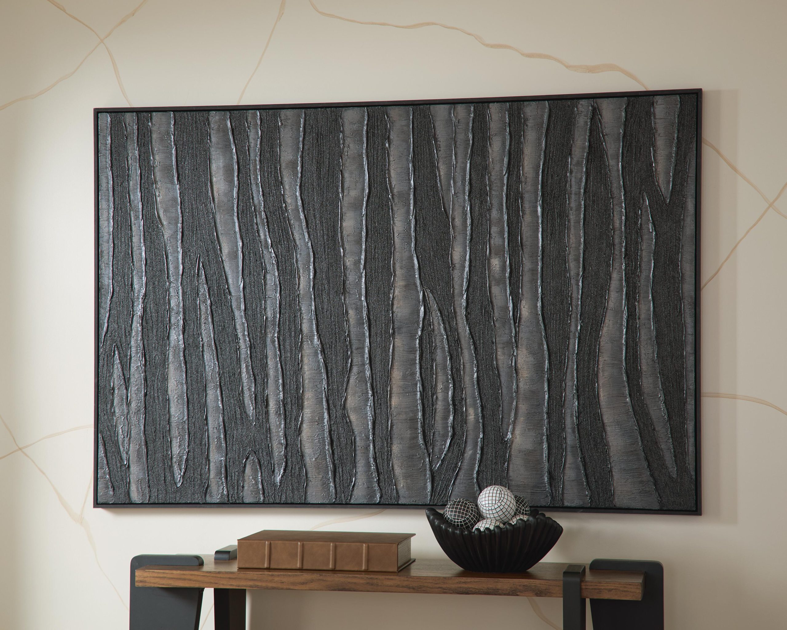 Lynnworth - Wall Art - Black / Brown - Image 2