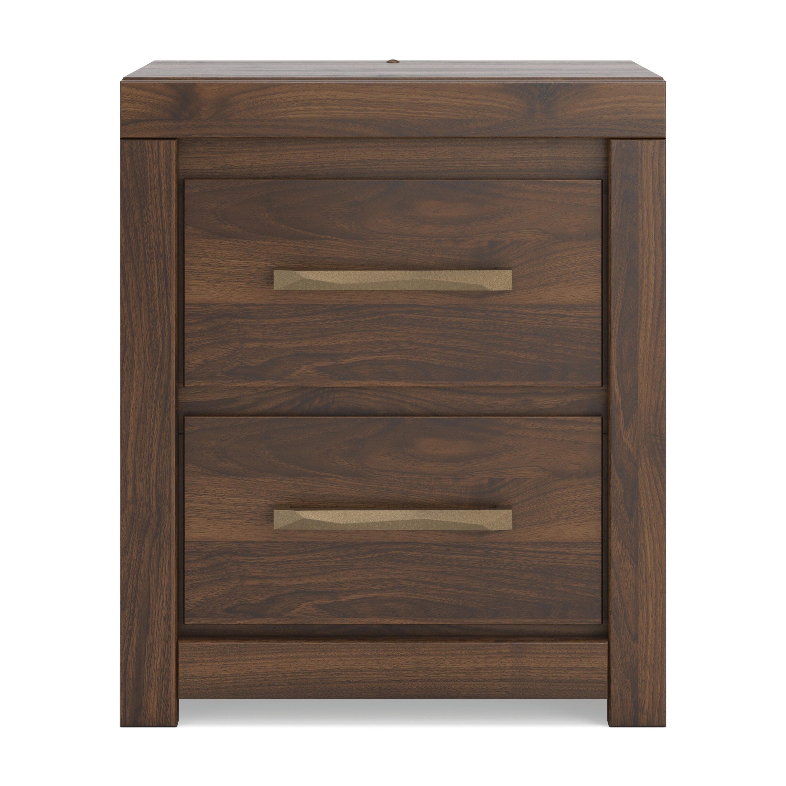 Janfyn - Two Drawer Night Stand - Brown - Image 6