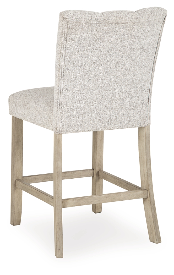 Larawyn - Upholstered Barstool (Set of 2) - Bisque - Image 6