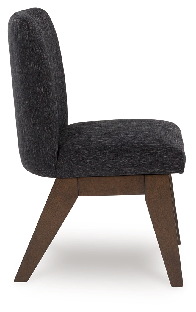 Dilenno - Dining Upholstered Side Chair (Set of 2) - Dark Brown - Image 3
