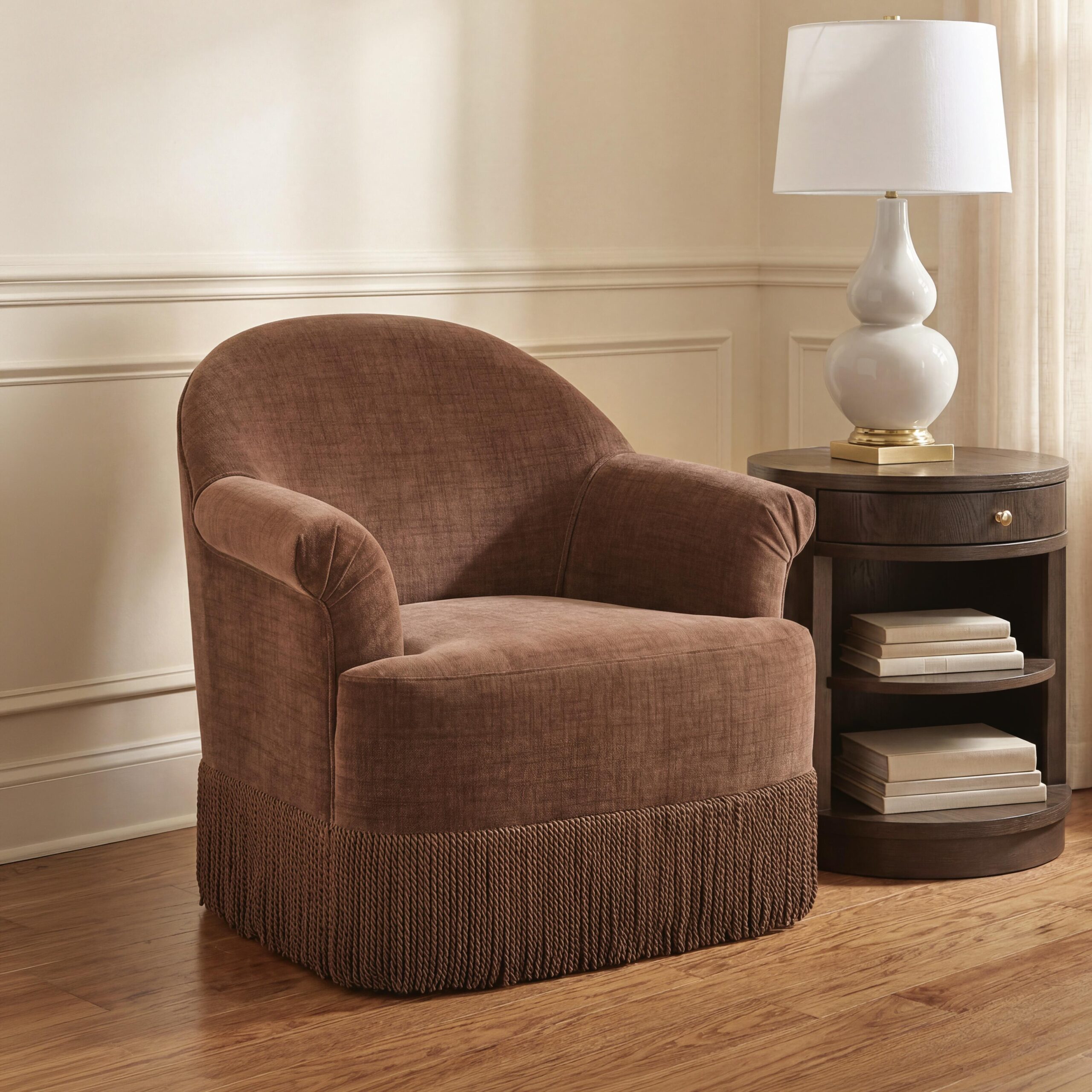 Jeanwell - Swivel Accent Chair - Clay - Image 2