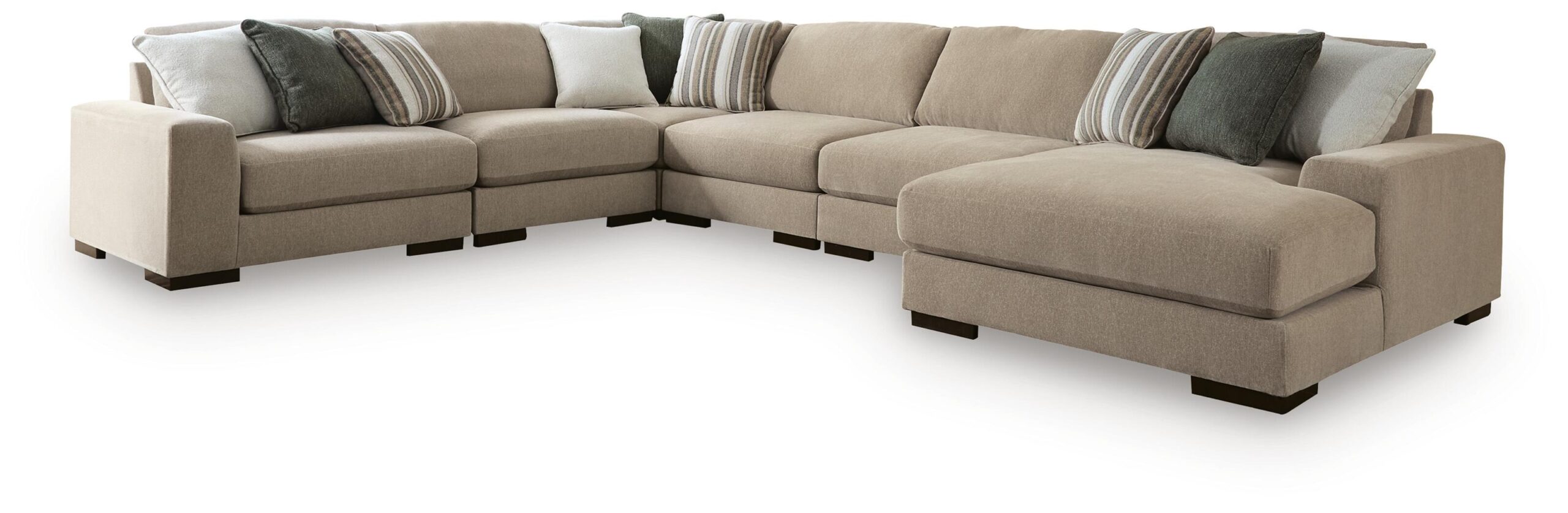 Linenhause - 4-Piece Double Chaise Sectional - Dune - Image 3