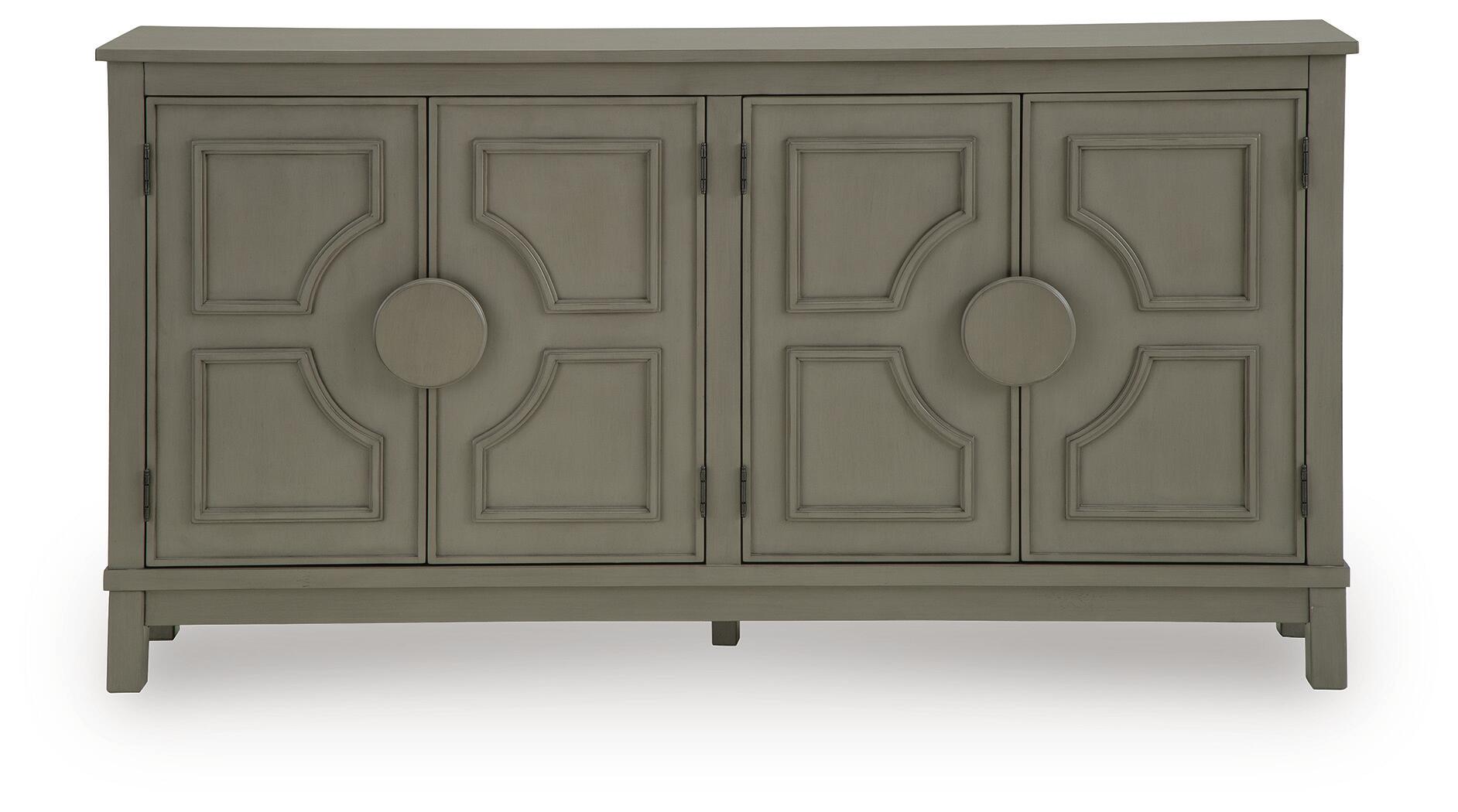 Darlock - Accent Cabinet - Warm Gray - Image 4