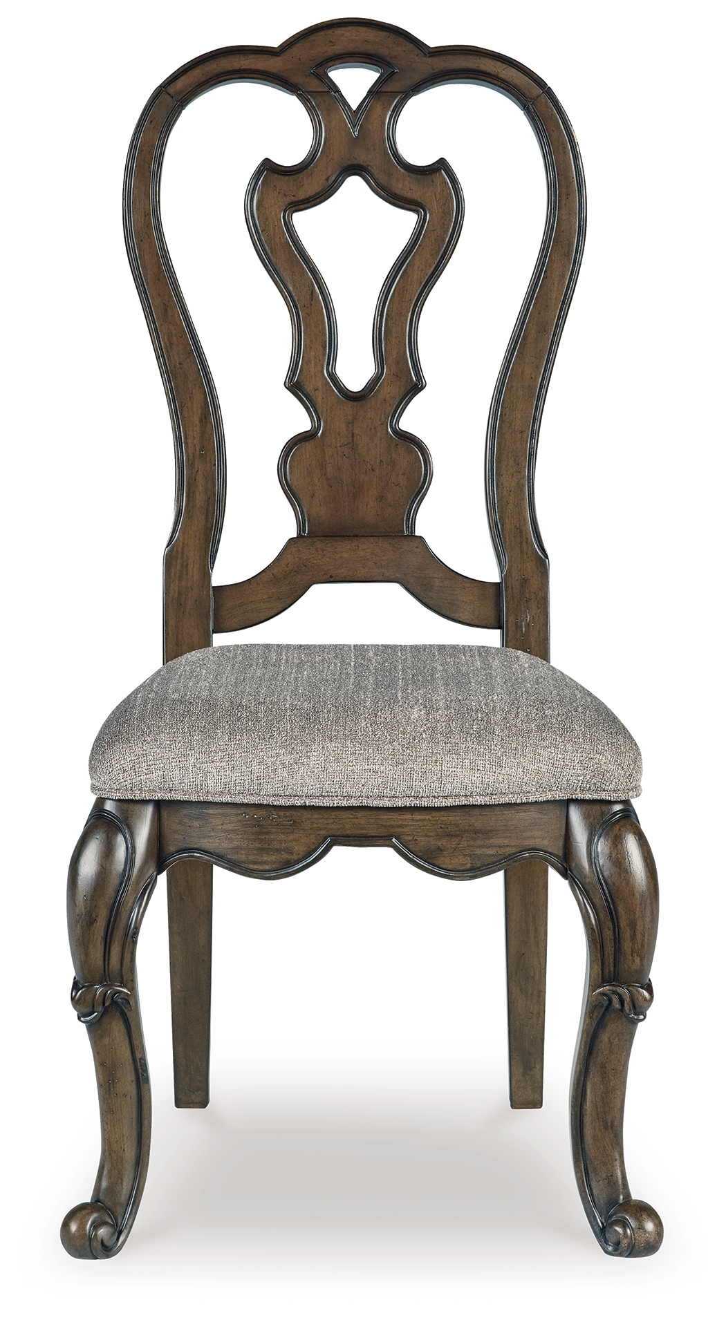 Maylee - Dining Upholstered Side Chair (Set of 2) - Dark Brown - Image 3