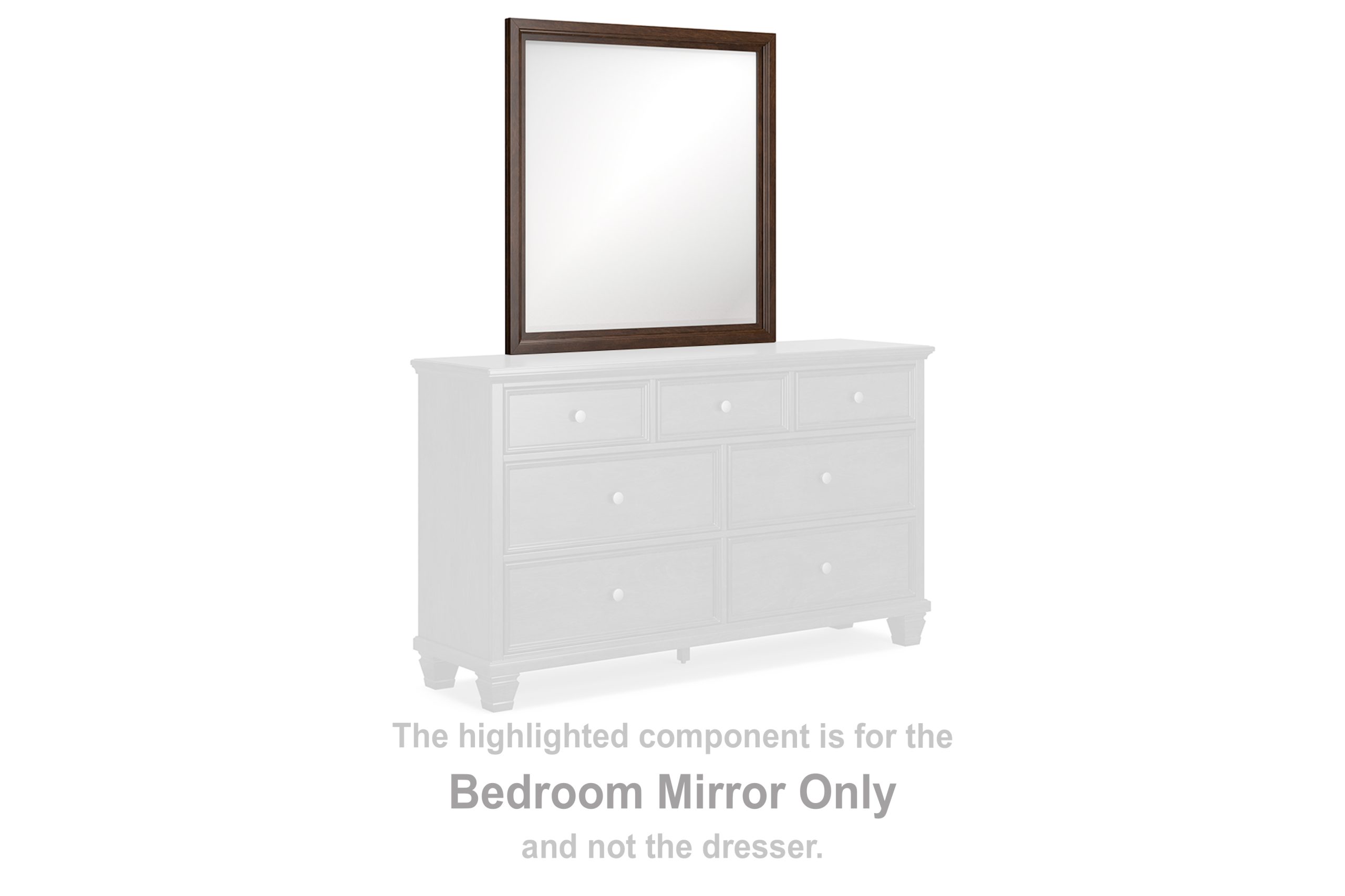 Danabrin - Bedroom Mirror - Brown - Image 2