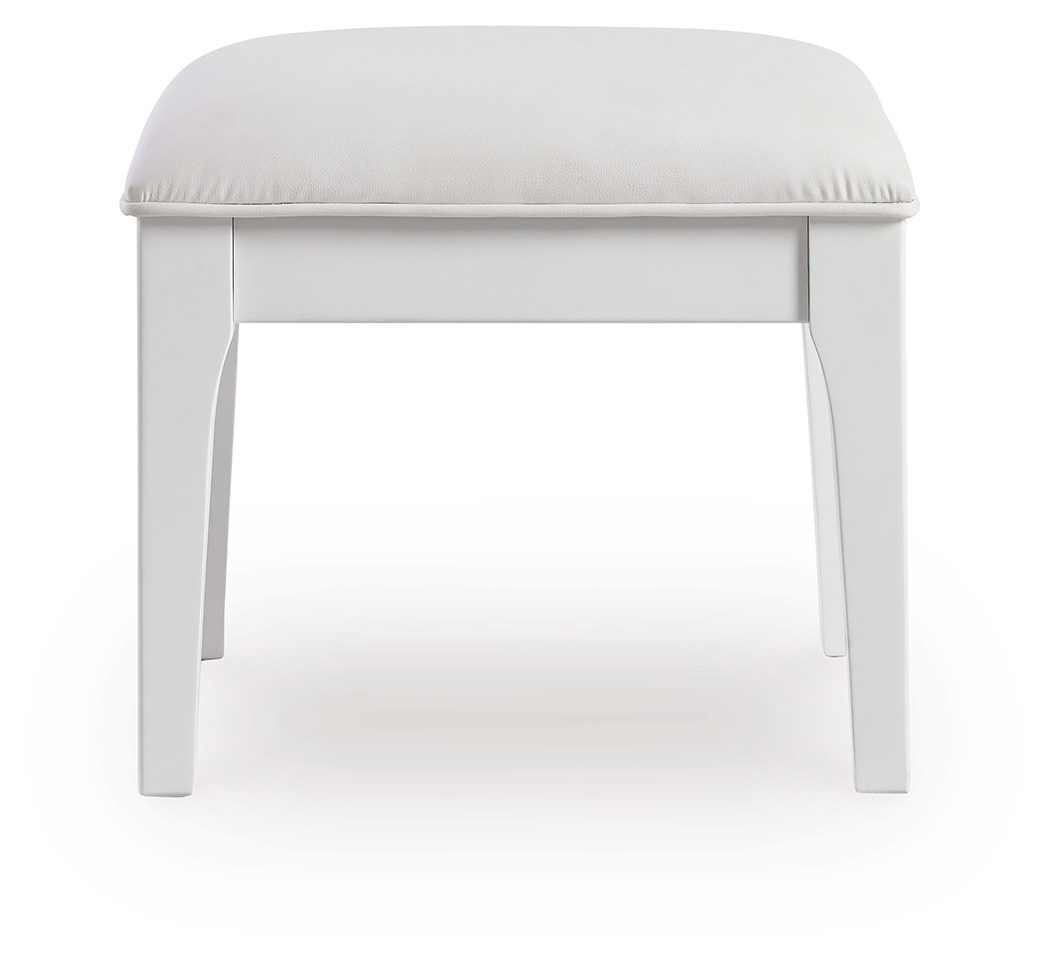 Chalanna - Vanity Stool - White - Image 4