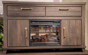 Brazen Valley - TV Stand With Fireplace Option
