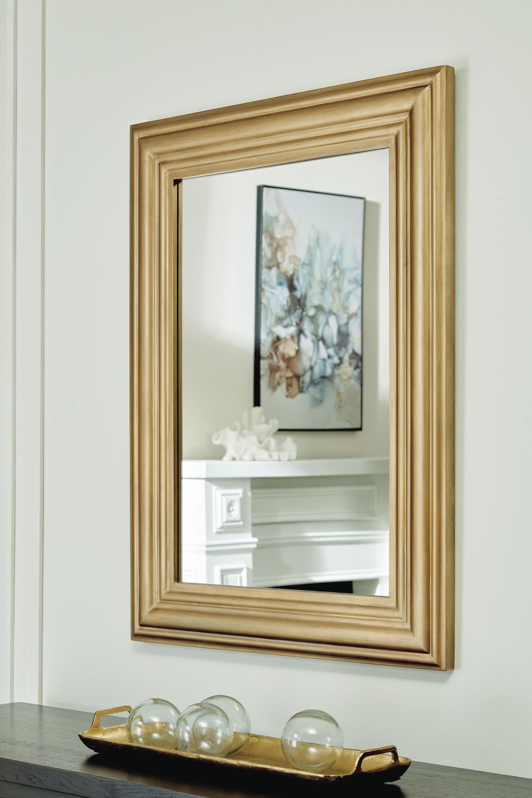 Keneriah - Accent Mirror - Gold Finish - Image 2