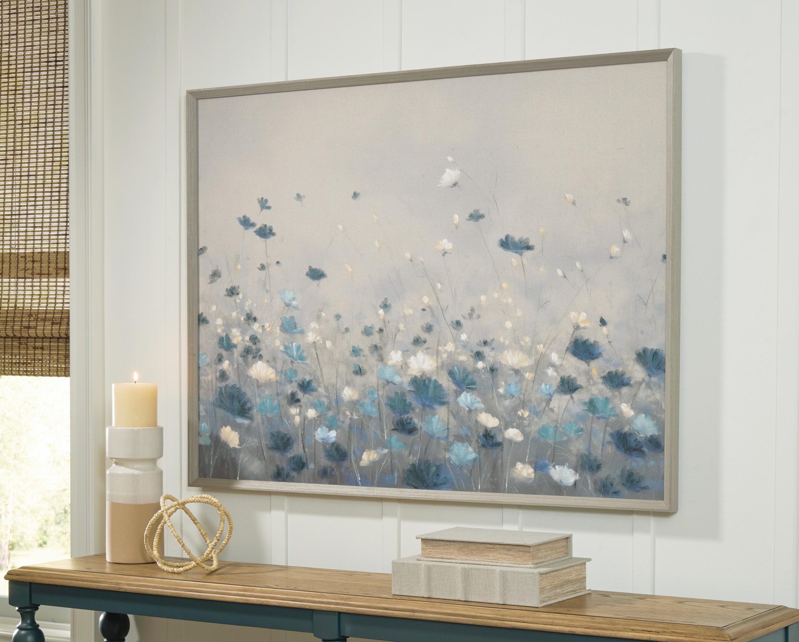 Claydale - Wall Art - Gray / Blue / White - Image 2