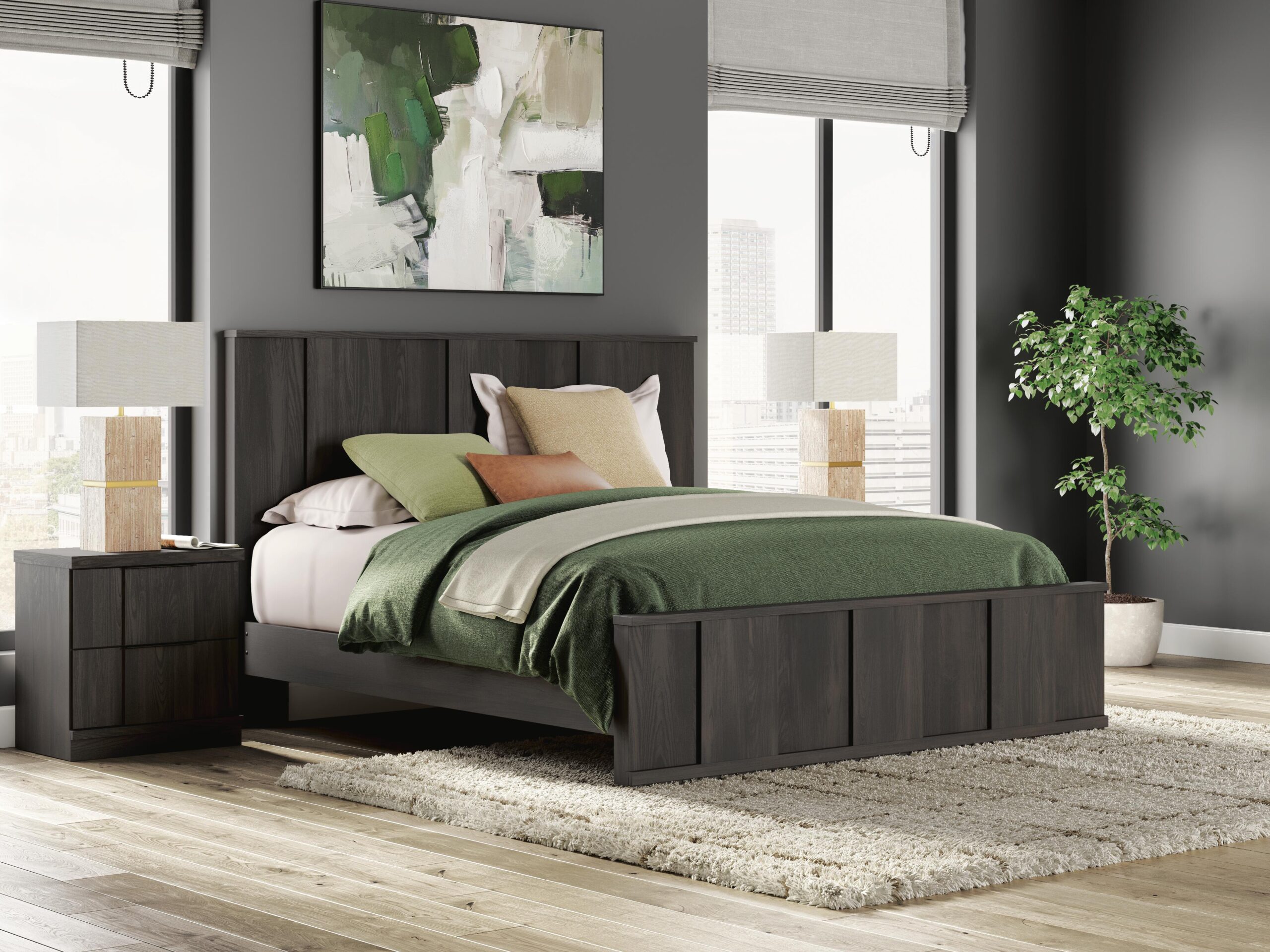 Shaehartin - Panel Platform Bed - Image 2