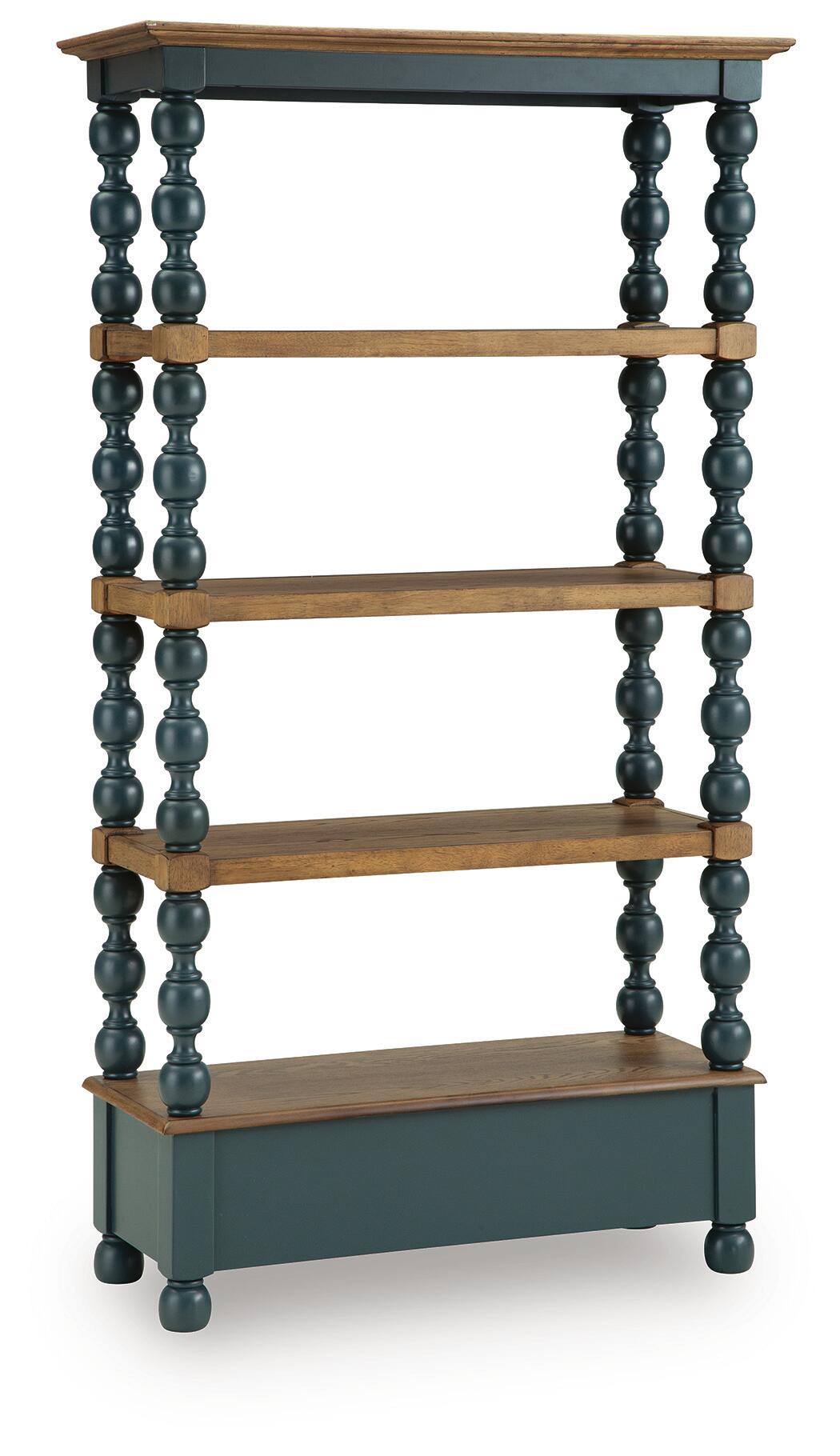 Finnworth - Bookcase - Blue / Brown - Image 5
