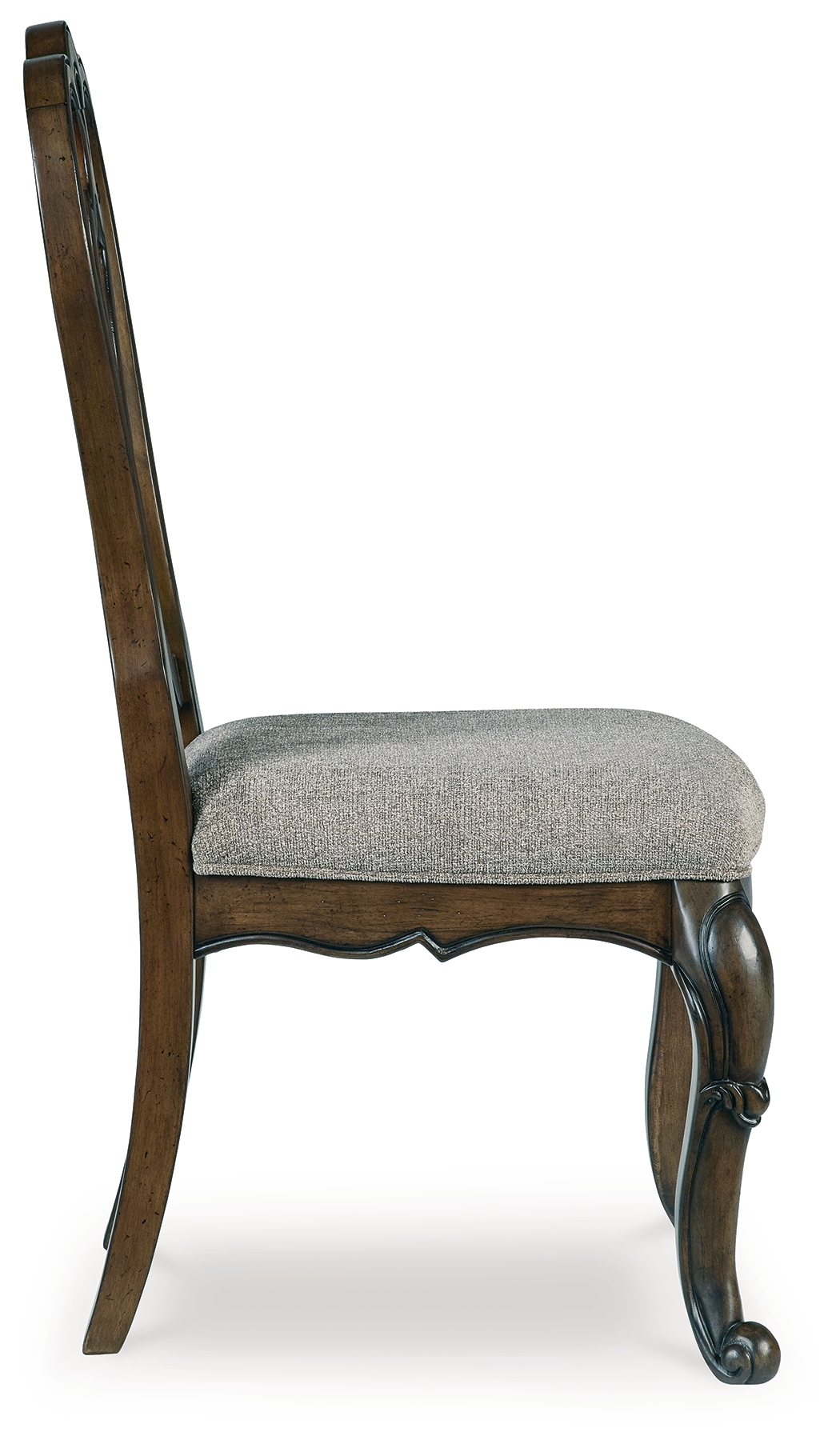 Maylee - Dining Upholstered Side Chair (Set of 2) - Dark Brown - Image 4
