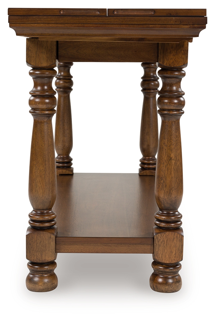 Sturlayne - Flip Top Sofa Table - Brown - Image 5