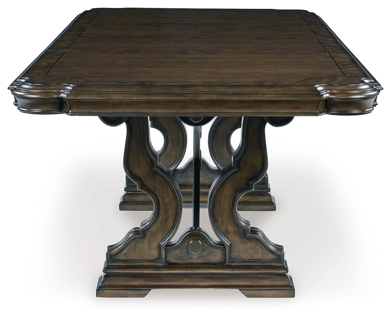 Maylee - Dining Extension Table - Dark Brown - Image 4