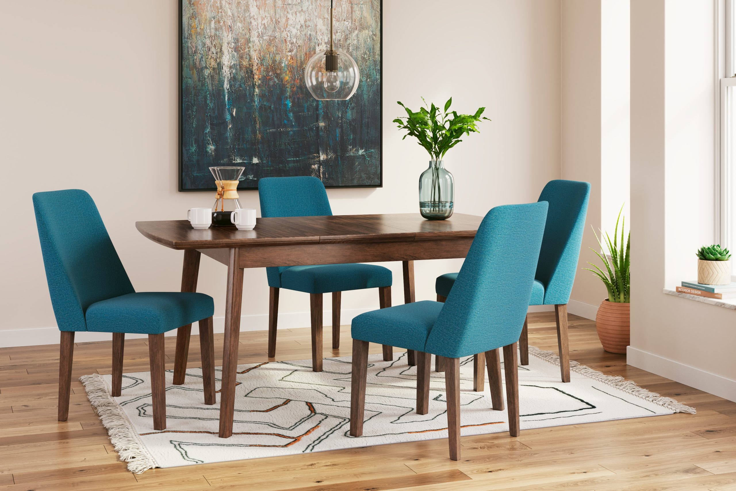 Lyncott - Butterfly Extension Table Set - Image 3