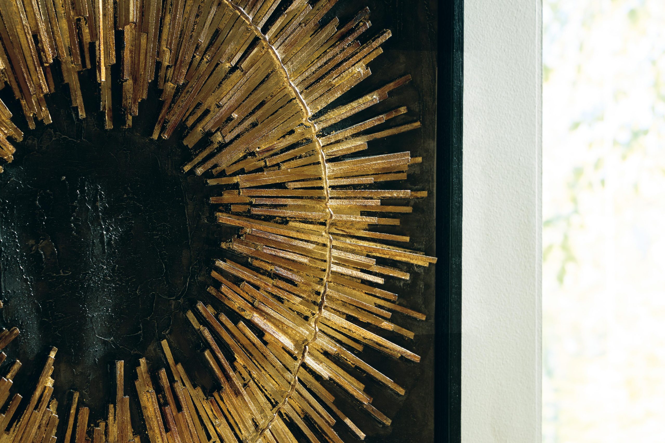 Buddins - Wall Art - Black / Gold Finish - Image 5