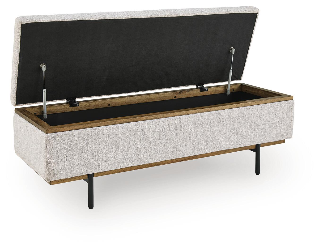 Dettaford Next-Gen Nuvella - Storage Bench - Stone - Image 3