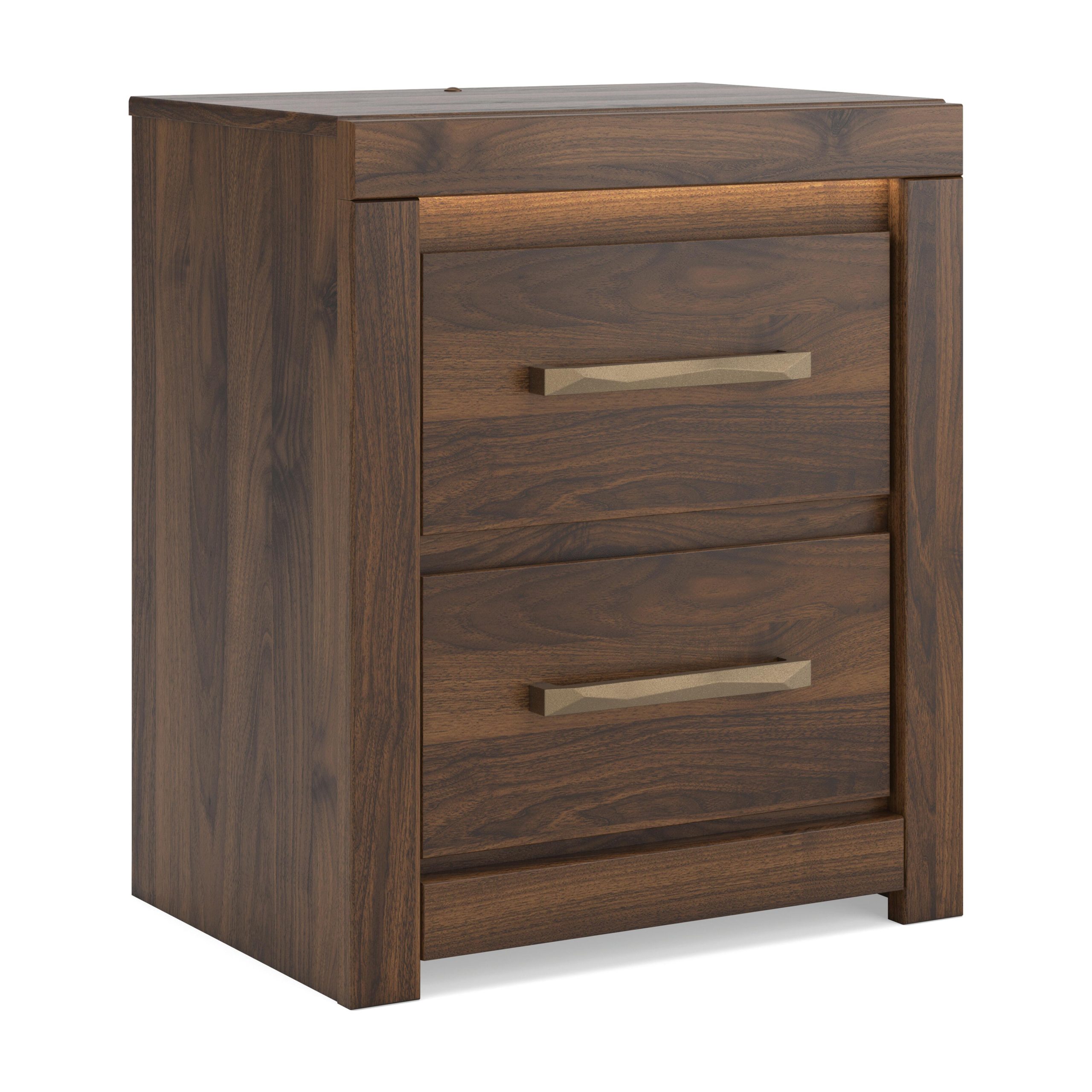 Janfyn - Two Drawer Night Stand - Brown - Image 5