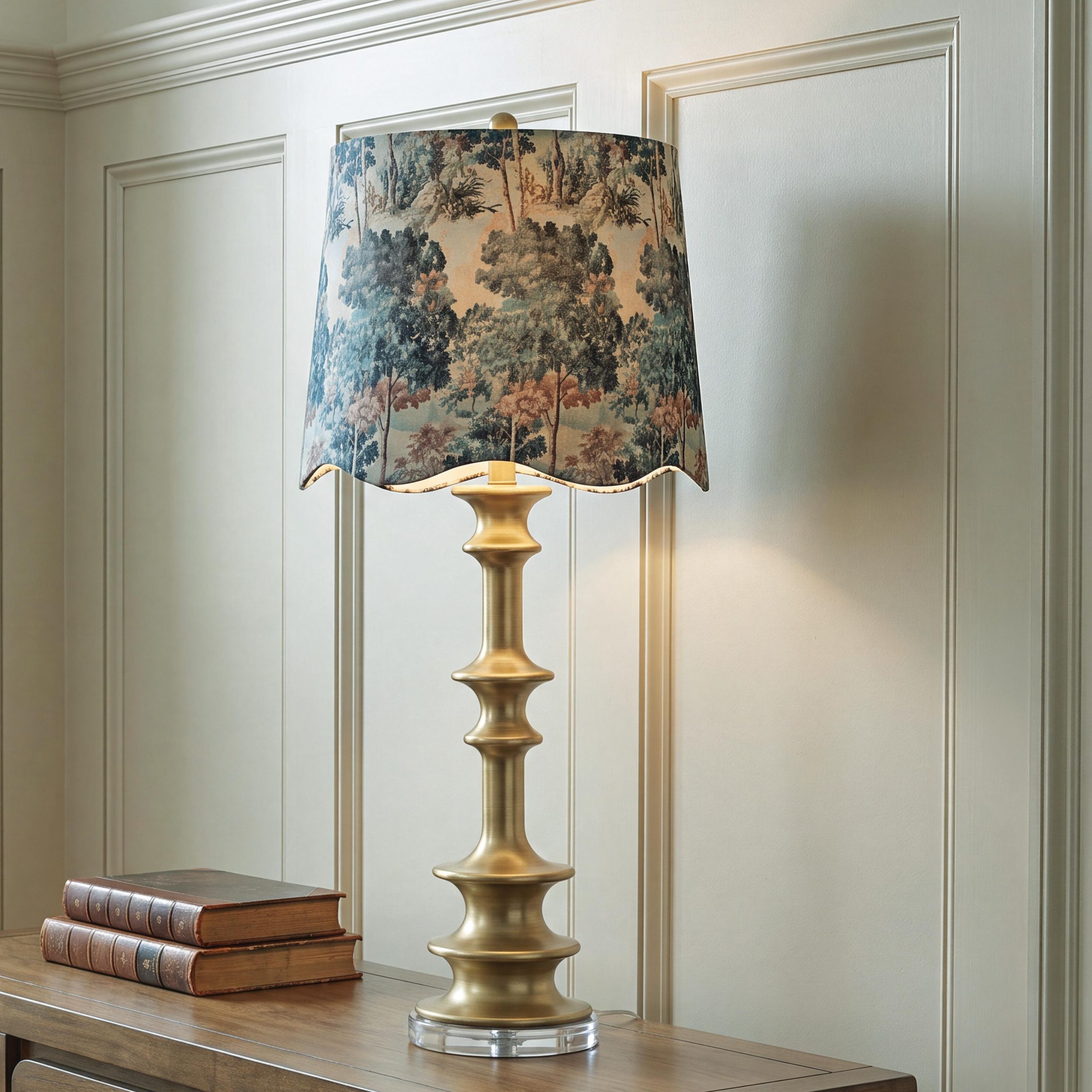 Jaystower - Poly Table Lamp - Antique Gold Color - Image 2