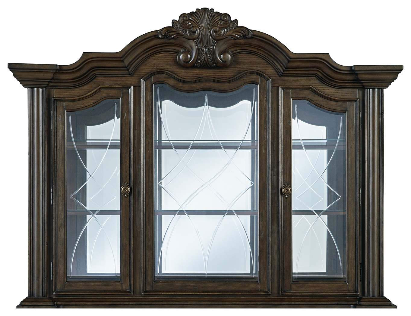Maylee - Dining Room Hutch - Dark Brown - Image 4