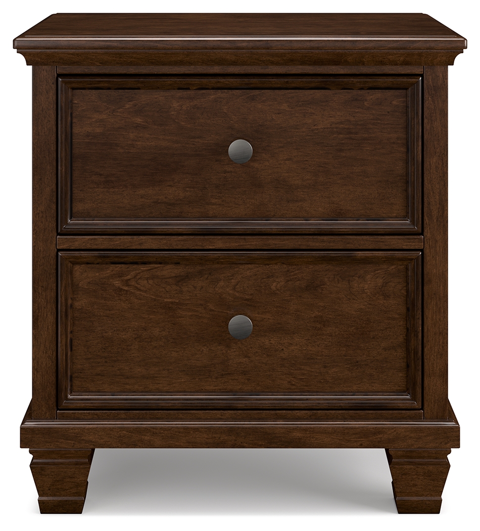 Danabrin - Two Drawer Nightstand - Brown - Image 5