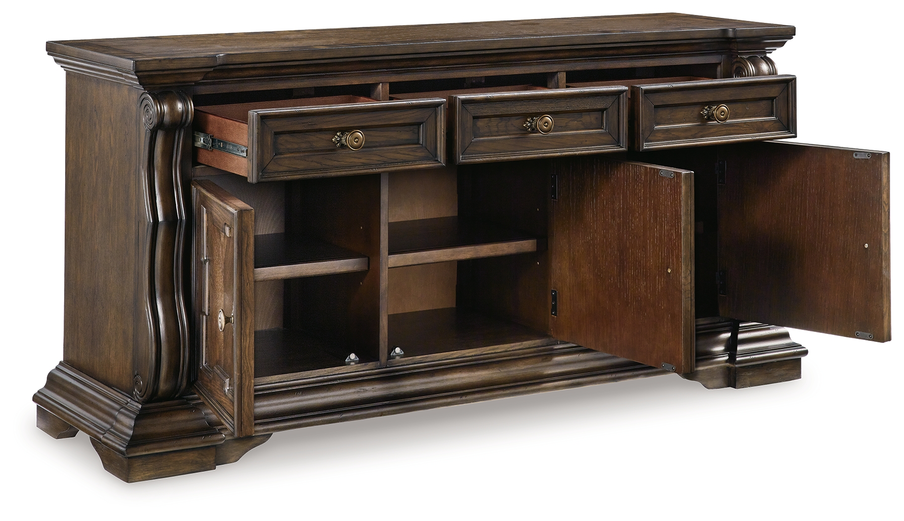 Maylee - Dining Room Buffet - Dark Brown - Image 3