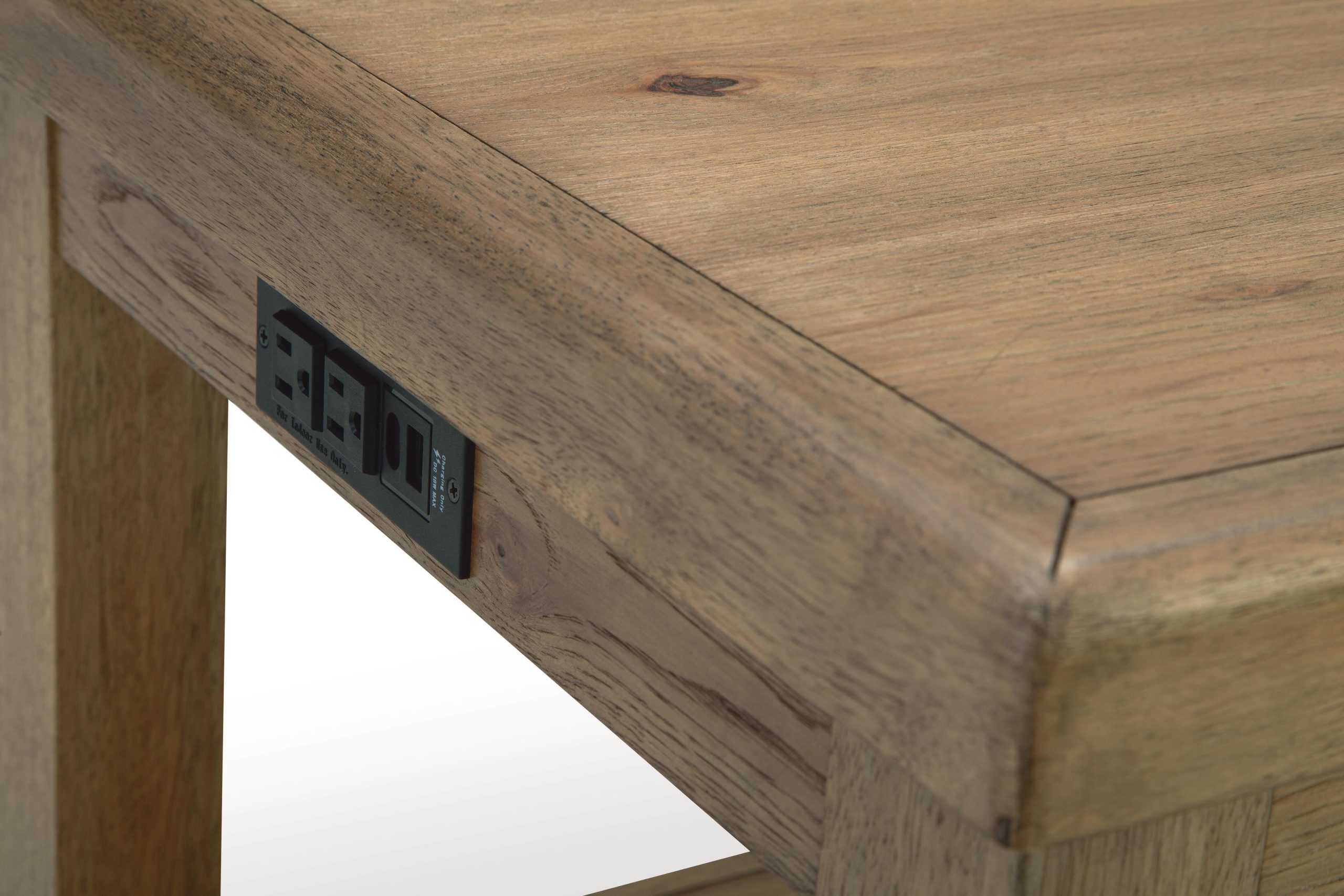 Ridgester - Rectangular End Table - Light Brown - Image 5