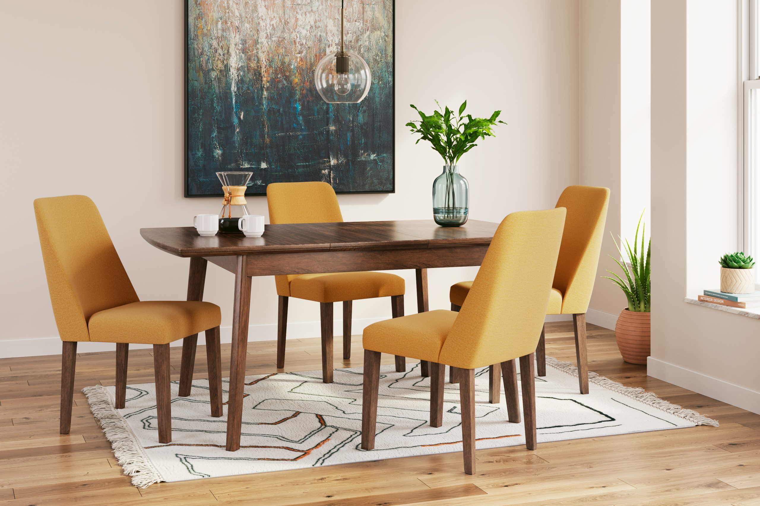 Lyncott - Butterfly Extension Table Set - Image 4