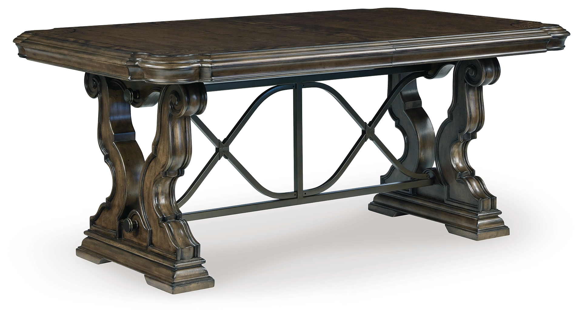 Maylee - Dining Extension Table - Dark Brown - Image 5